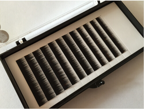 New Arrival Eyebrow Extension Faux Mink Hair Professional Makeup Tools 1Pc/lot Mix Length 5/6/7mm 0.10/0.15 Dark&Brown Color