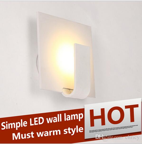 modern wall sconces 3w led wall lights bedside dining living room lamps for home indoor lighting fixture