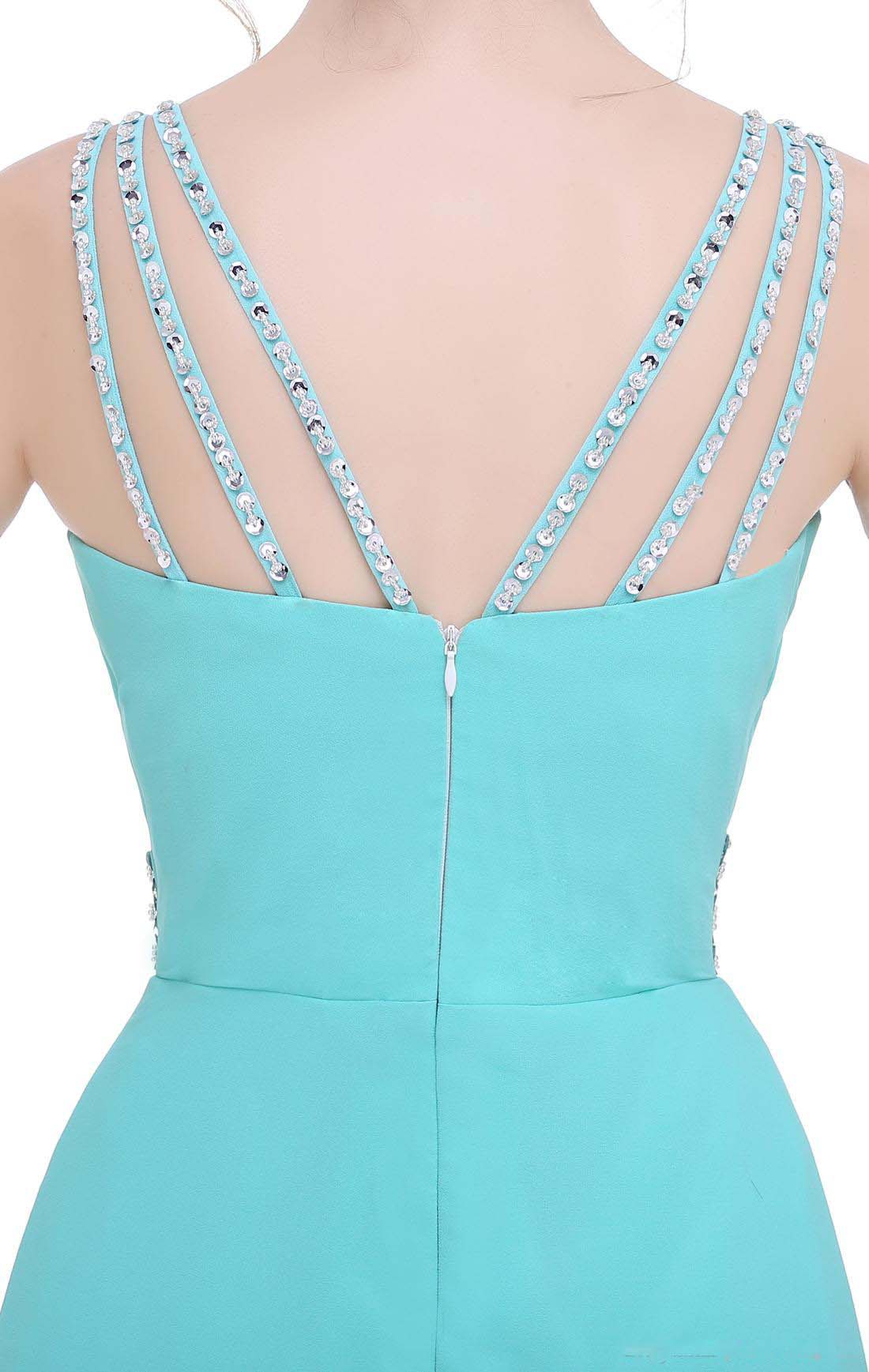 100 Real Picture Plus Size Bridesmaid Dresses Cheap Long V Neck Back With Straps Chiffon Long Maid Of Honor Dress Wear Prom Party