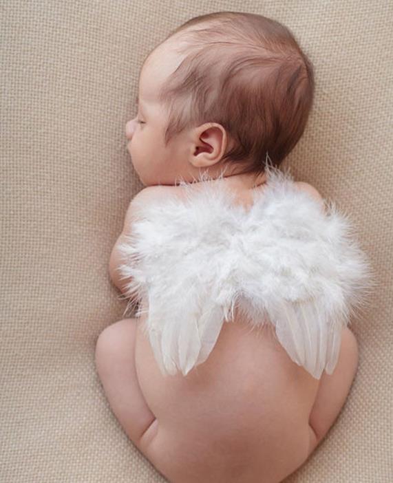 Newborn Baby Wings Costume Photo Angel Prop Outfits Angel Feather Wings Wraps kids cosplay props gift several colors for chose