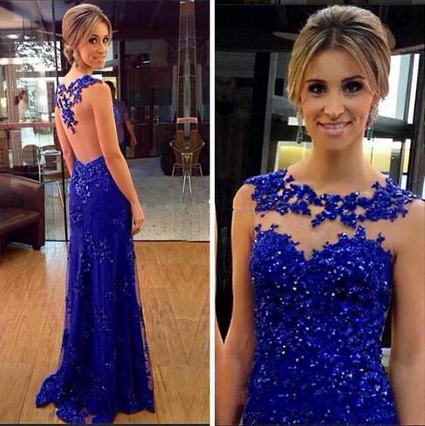 Vintage Royal Blue Prom Dresses Cheap Sequins Lace Appliqued Hollow Back Cap Sleeves Jewel Neck 2016 Formal Wear Prom Gowns, Purple
Vintage Royal Blue Prom Dresses Cheap Sequins Lace Appliqued Hollow Back Cap Sleeves Jewel Neck 2016 Formal Wear Prom Gowns, Purple