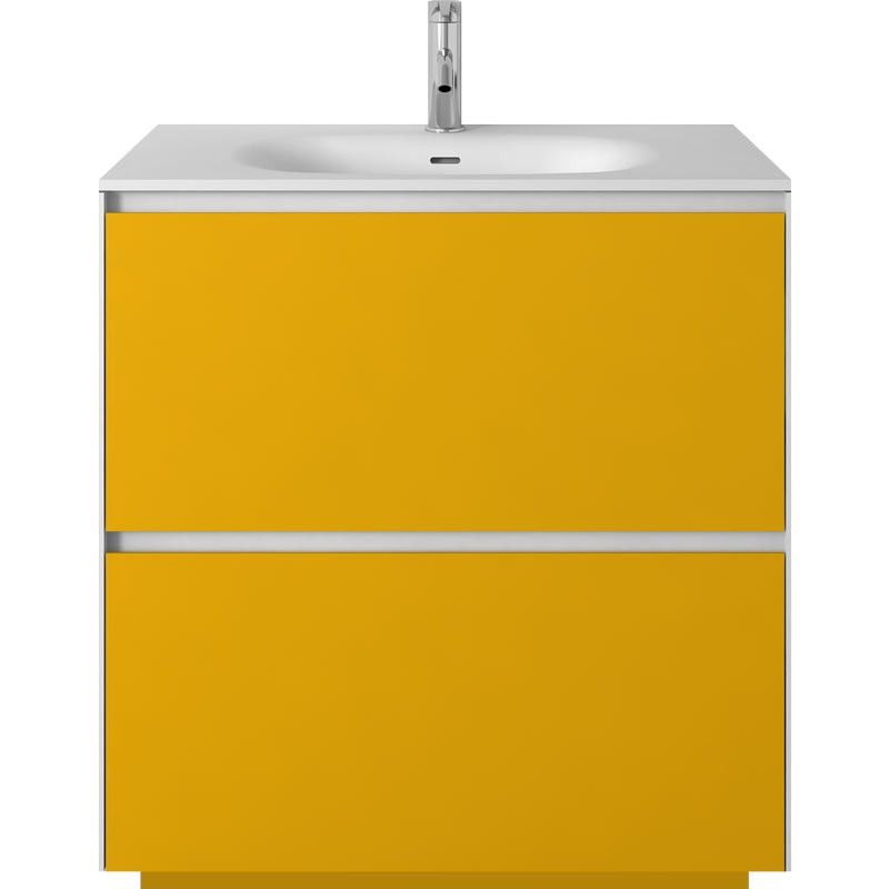 800mm Bathroom Furniture Free Standing vanity Stone Solid Surface Blum Drawer Cloakroom Wall Hung Cabinet Storage 2941