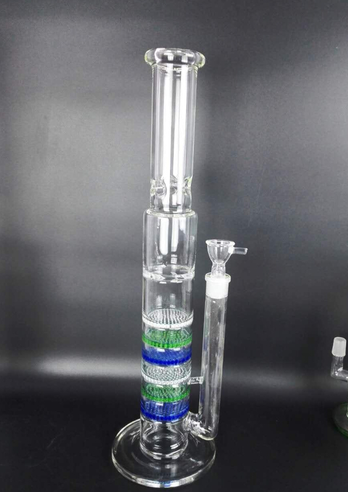 Percolator bongs oil rigs six honeycomb diffuser glass water bong thick 51cm smoking water pipes hookahs
Percolator bongs oil rigs six honeycomb diffuser glass water bong thick 51cm smoking water pipes hookahs