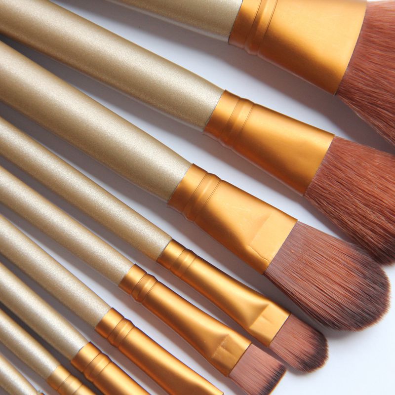 12 Pcs Cosmetic Makeup Brushes Set Powder Foundation Eyeshadow Eyeliner Lip Brush Tool Brand Make Up Brushes pincel maquiagem