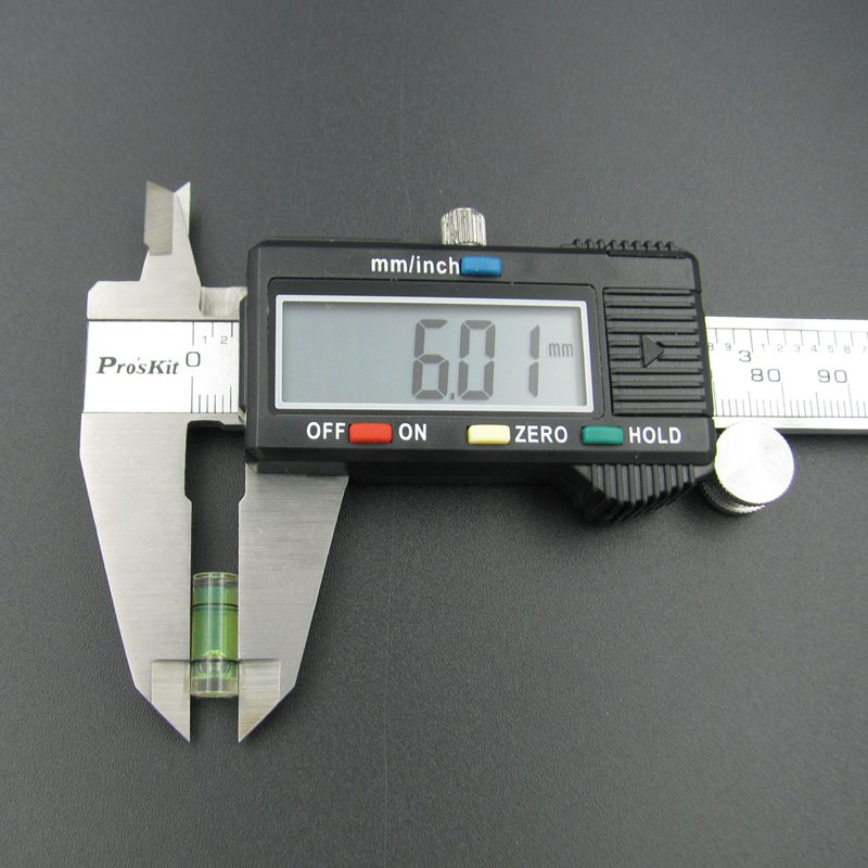 1000pcslot HACCURY 6x15mm Plastic Tube Level Bubble Spirit Level Parts3398131