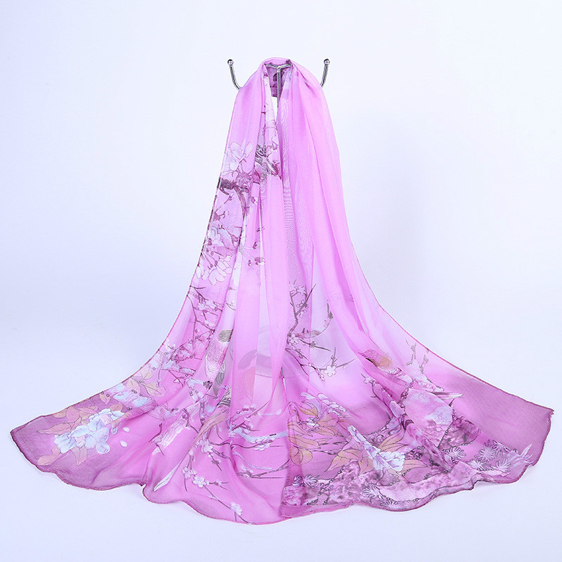 2016 Autumn New Fashion Floral Printing Silk Scarf Long Women Chiffon Gauze Kerchief Sun Protection Shawl
2016 Autumn New Fashion Floral Printing Silk Scarf Long Women Chiffon Gauze Kerchief Sun Protection Shawl