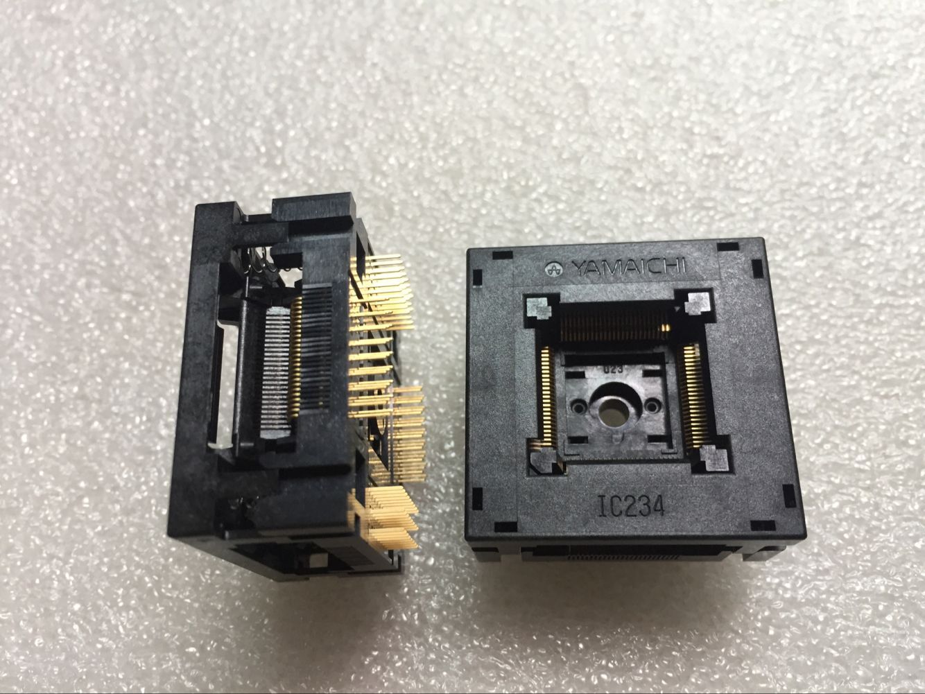 Yamaichi ic test socket IC234-1004-023N QFP100PIN 0.5MM pitch 14x14mm burn in socket