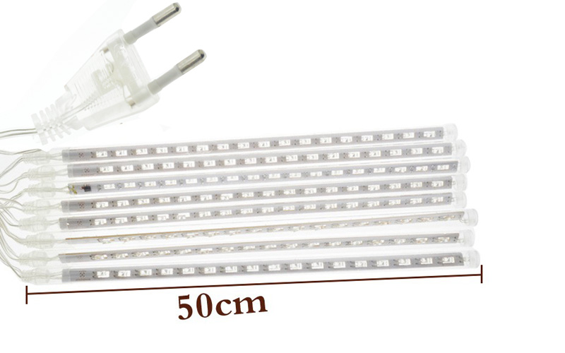 Connectable Multi-color Meteor Tube Meteors Shower Rain String LED Christmas Light Wedding Party Garden Xmas Strings Lights Outdoor