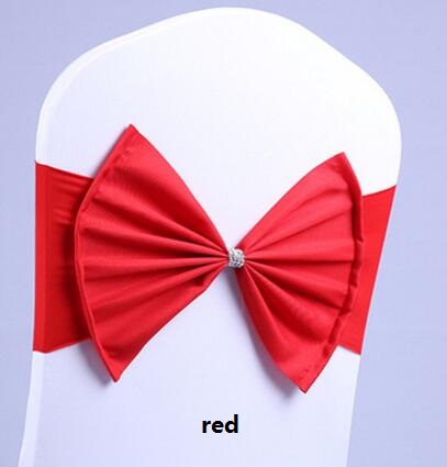 Chair Sash Cover Band Banquet Party Decoration shining wholesale spandex stretch the butterfly chair cover sashes fast delivery WT065