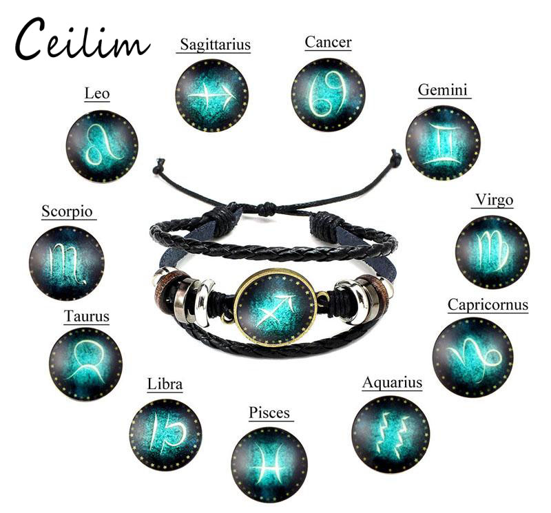 Zodiac Leather Bracelets: Handmade Twelve Constellations Fashion Jewelry for DIYers & Gifts
Zodiac Leather Bracelets: Handmade Twelve Constellations Fashion Jewelry for DIYers & Gifts