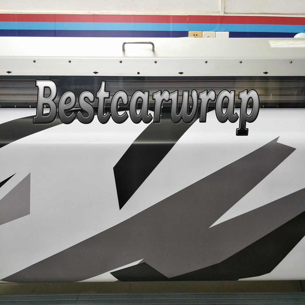 Gray black white Pixel Camo VINYL Full Car Wrapping Camouflage Covering For truck boat foil gloss / matte finish size 1.52 x 30m/5x98ft