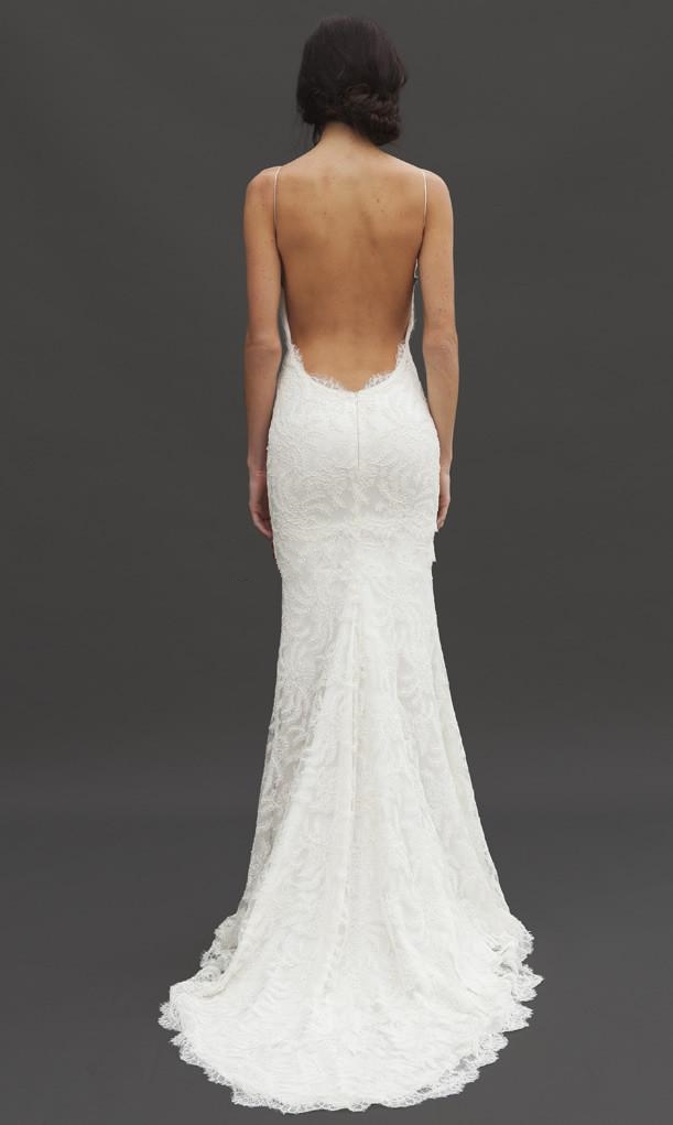 Sexy Boho Beach Lace Wedding Dress Spaghetti Straps Sheath Garden Bohemian Backless Summer Holiday Sheer Bridal Wedding Gowns