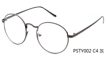Korean Glasses Frame Retro Full Rim Gold Eyeglass Frame Vintage Spectacles Round Computer Glasses Unisex NO Degrees