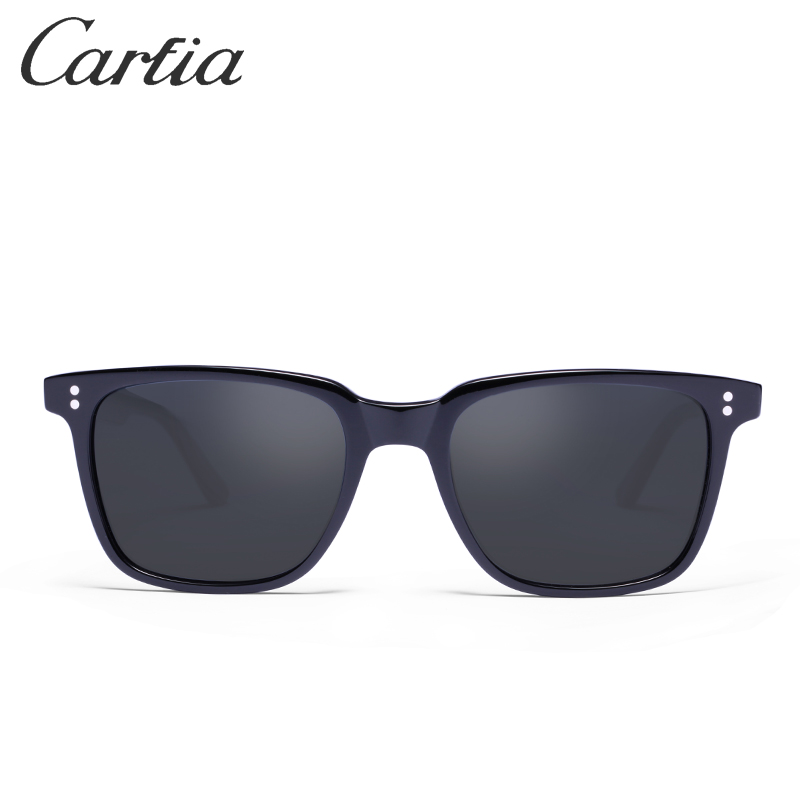 Carfia Newest 5354L mens sunglasses Rectangle Driving Polarized sun glasses sunglasses for men 53mm 4 colors with original box
