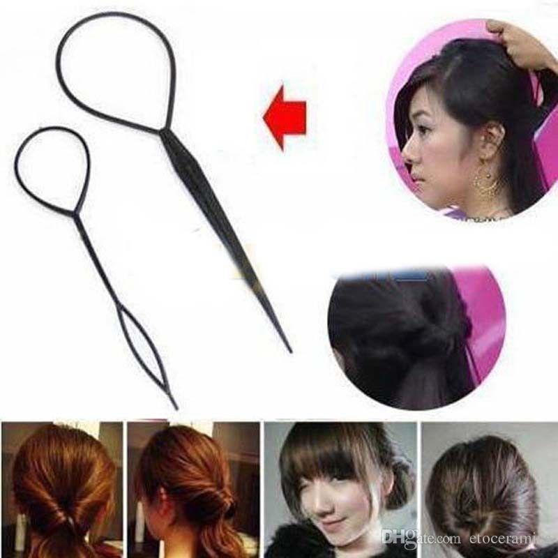 Topsy Tail Hair Maker Ponytail Styling Tool Hair-braiding styling Tool/make up tool 1000pairs/lot 2000pcs