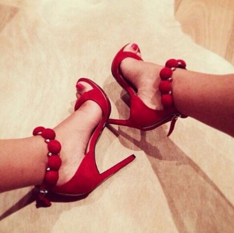 Fashion Style T-bar Pom Pom Button Straps Studded Suede Sandals High Heels Womens Sandals Rihanna Sexy Summer Shoes Woman, Pink
Fashion Style T-bar Pom Pom Button Straps Studded Suede Sandals High Heels Womens Sandals Rihanna Sexy Summer Shoes Woman, Pink