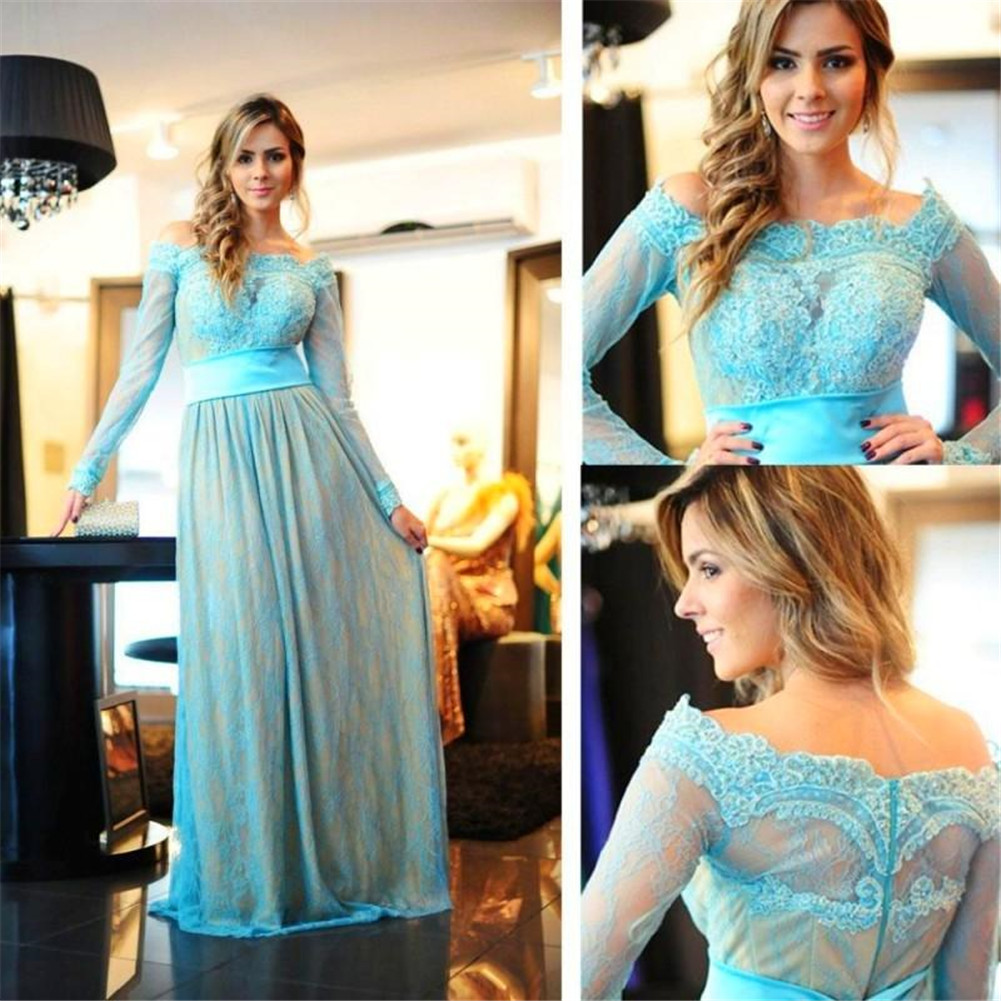 Delicate Lace Appliques Bowknot 2019 Evening Dress A-line Long Sleeve Zipper Blue and Nude Prom Dress vestidos de festa noite, Champagne
Delicate Lace Appliques Bowknot 2019 Evening Dress A-line Long Sleeve Zipper Blue and Nude Prom Dress vestidos de festa noite, Champagne