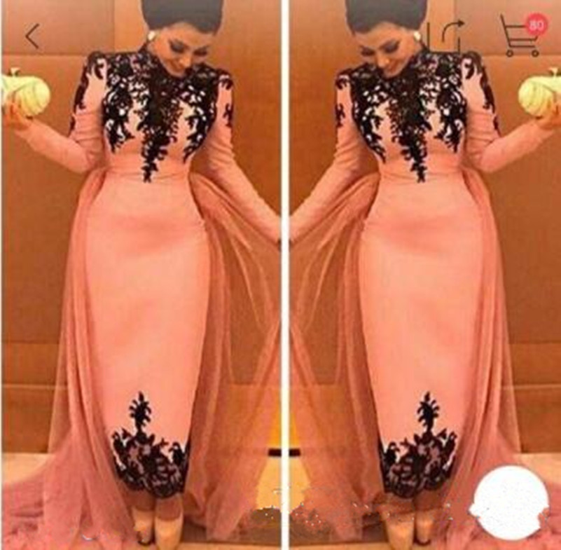 High Neck Elegant Black Lace Appliques Evening Dresses Dubai Middle East Formal Evening Gowns Ankle Length Sheath Special Occasion Dress, Grape
High Neck Elegant Black Lace Appliques Evening Dresses Dubai Middle East Formal Evening Gowns Ankle Length Sheath Special Occasion Dress, Grape
