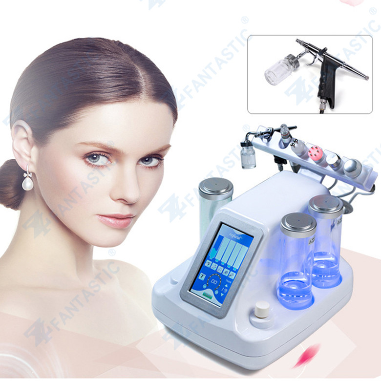 6 in 1 Hydro Dermabrasion Water Oxygen jet Peeling Diamond Deep Cleansing Blackhead Remover Skin Care Hydro Facial Machine