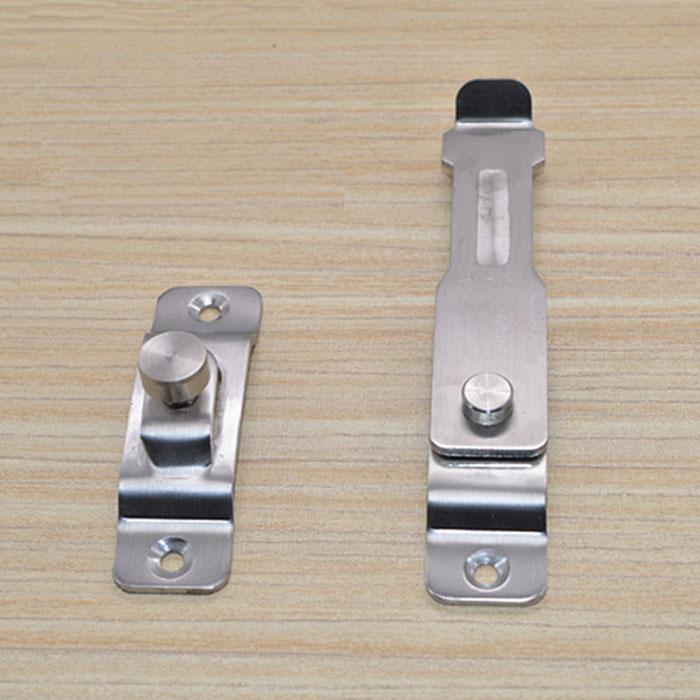 Stainless Steel Spring Door Bolt Wooden Plastic Steel Window Lock Buckle Furniture Cabinet Latch DIY Household Hardware Part