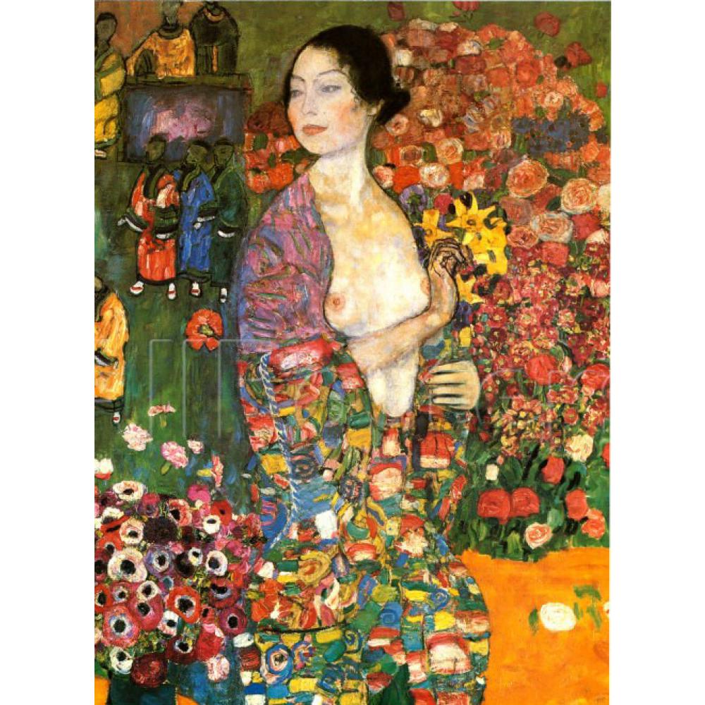 Portrait art woman Die Tanzerin by Gustav Klimt Oil Painting modern High quality Hand painted
Portrait art woman Die Tanzerin by Gustav Klimt Oil Painting modern High quality Hand painted
