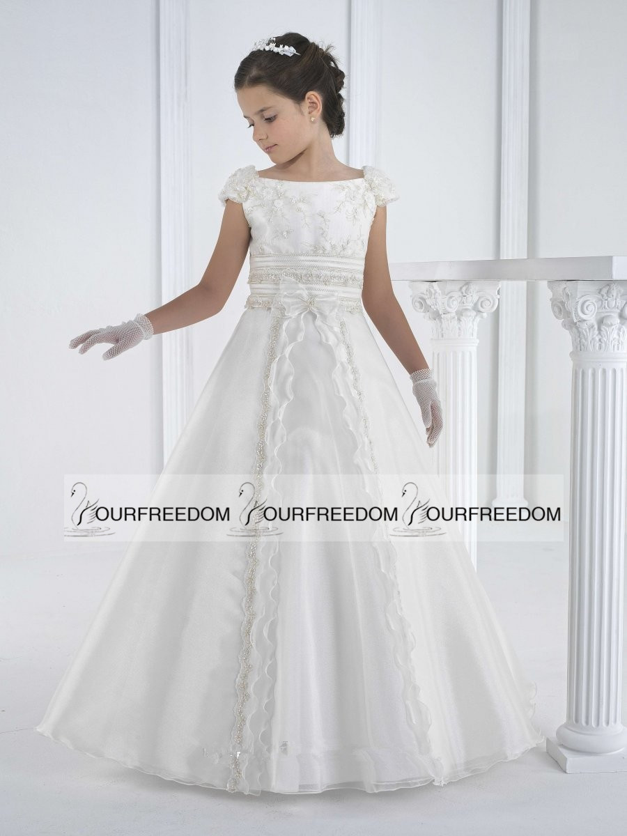 2019 Vintage Cap Sleeve A-Line Princess Flower Girl Dresses Boat Neck Holy First Communion Dresses For Girls Vestido De Daminha Custom Made, Green
2019 Vintage Cap Sleeve A-Line Princess Flower Girl Dresses Boat Neck Holy First Communion Dresses For Girls Vestido De Daminha Custom Made, Green