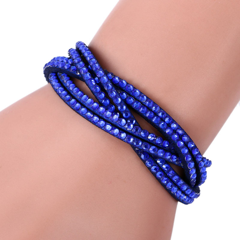 Fashion Wrap Bracelets Slake Leather Bracelets With Crystals Weaving Multilayer Leather Bracelets Couple Jewelry 10 Colors
Fashion Wrap Bracelets Slake Leather Bracelets With Crystals Weaving Multilayer Leather Bracelets Couple Jewelry 10 Colors