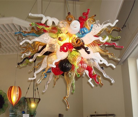Lamps Made in China LED Pendant Lamp Home Decoration AC 110-240V Hand Blown Glass Art Chandeliers Lights for Sale
Lamps Made in China LED Pendant Lamp Home Decoration AC 110-240V Hand Blown Glass Art Chandeliers Lights for Sale