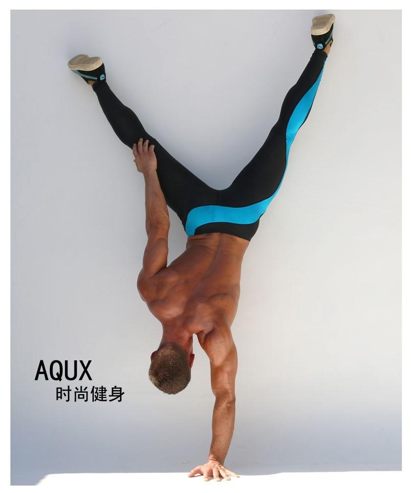 2016 Mens Compression Track Pants High Stretch Mens Joggers Polyester Running Tights Men Training Pants Tracksuit Bottoms M-XL