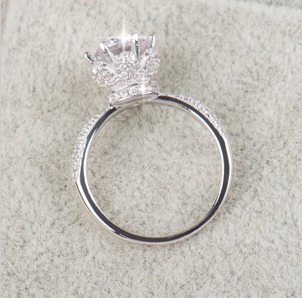 Solitaire Sterg Sier Topaz wer Rings: Size 5-10 Jewelry Gift