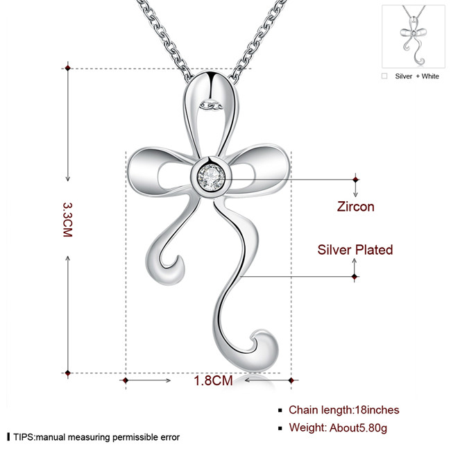 Best gift women's flower shape Pendant Necklace white gemstone sterling silver necklace STSN697,brand new fashion 925 silver necklace
