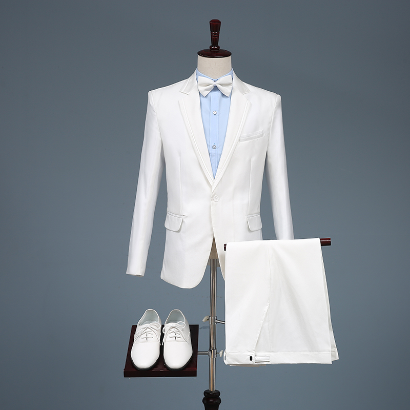 Custom Made Groom Tuxedos Wedding Mensuit Groom Wear (Jacket+Pant+Tie) Wedding Suit for Man Handsome One Button, White
Custom Made Groom Tuxedos Wedding Mensuit Groom Wear (Jacket+Pant+Tie) Wedding Suit for Man Handsome One Button, White