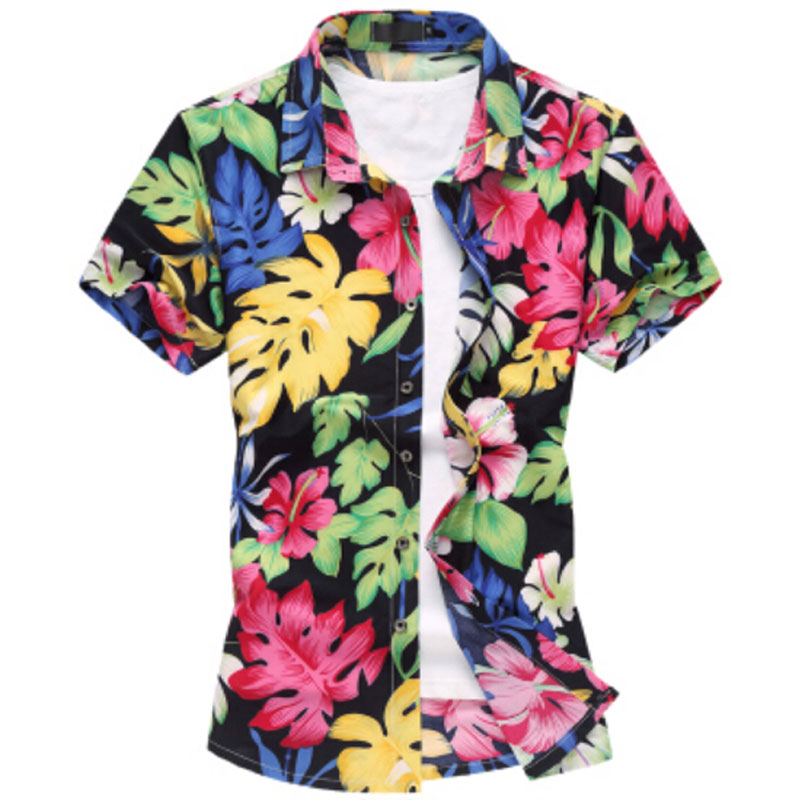 Wholesale-2016 Fashion Mens Short Sleeve Silk Hawaiian Shirt Plus Size -6XL Summer Casual Floral Shirts For Men, Mei red
Wholesale-2016 Fashion Mens Short Sleeve Silk Hawaiian Shirt Plus Size -6XL Summer Casual Floral Shirts For Men, Mei red