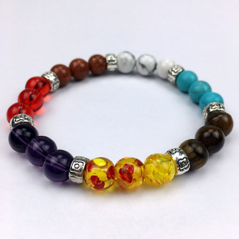 New Women Men Natural Rock Beaded Chakra Bracelets Healing Energy Stone Meditation Gem Mala Jewelry free shipping
New Women Men Natural Rock Beaded Chakra Bracelets Healing Energy Stone Meditation Gem Mala Jewelry free shipping