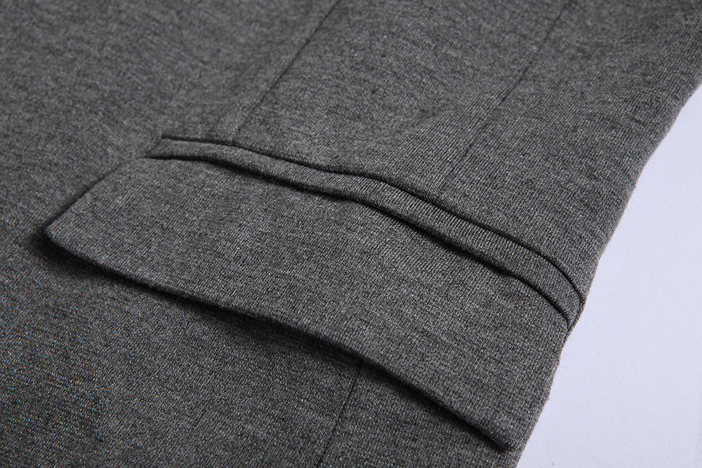 New Arrivals Winter Men Casual Stand Collar Chinese Tunic Suit Blazer Jackets Black Single Breasted Slim Jacket and Coat M-2XL