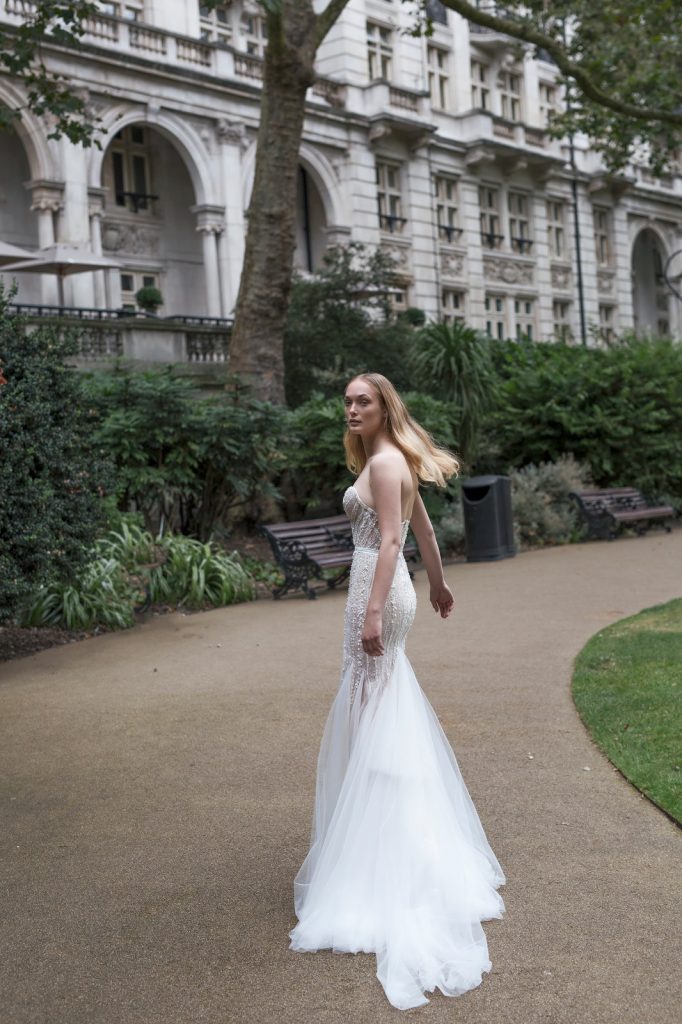Riki Dalal 2019 Mermaid Backless Wedding Dresses With Long Sleeve Jacket Luxury Crystal Lace Bridal Gowns Sweep Train Country Wedding Dress