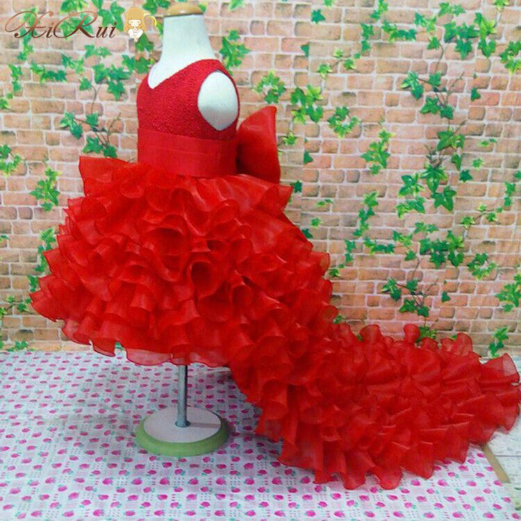 3-14T flower girl Trailing wedding dresses Girl high quality Tutu Mermaid dress V-neck big bow Princess long dress Factory Outlets, Red
3-14T flower girl Trailing wedding dresses Girl high quality Tutu Mermaid dress V-neck big bow Princess long dress Factory Outlets, Red