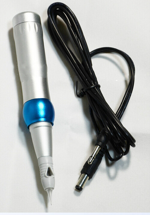 Professtional Eyebrow Permanent Makeup Electric Pen Stainless Steel Silver Adjustable Permanent for Liberty Tattoo Kit Free Shipping