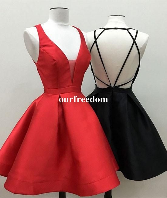 Simple Design Short Mini Homecoming Dresses 2019 V Neck Cross Back Cocktail Party Gown Cheap Sale, Silver
Simple Design Short Mini Homecoming Dresses 2019 V Neck Cross Back Cocktail Party Gown Cheap Sale, Silver