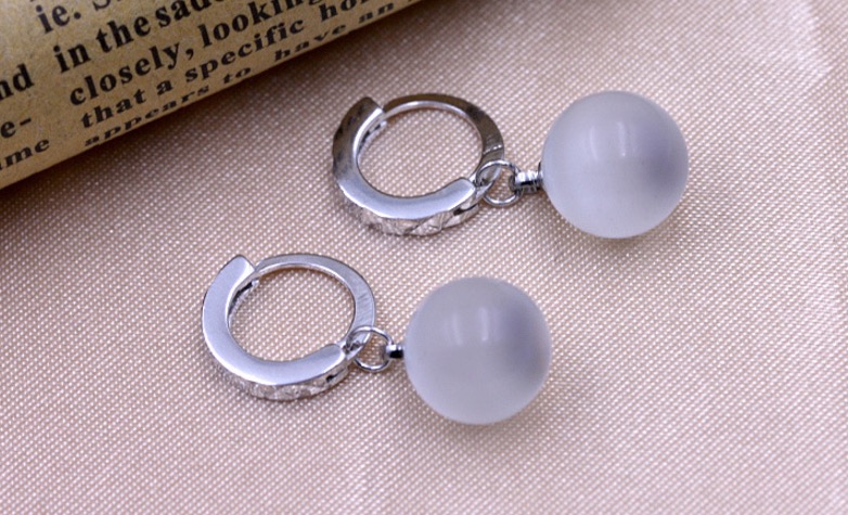 New 925 sterling silver stars Korea opal earrings women's earrings ear jewelry wholesale Stud Earrings