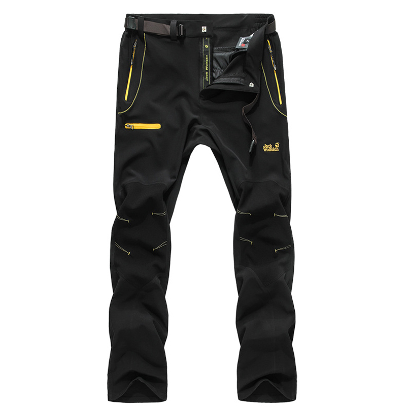 Wholesale-2016 Spring Softshell Pants Men Trousers Breathable UV Quick-Dry Thermal Pants Men's Waterproof Travel Long Trousers Man Style
