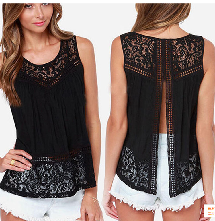 Women's Clothing Tops & Tees Tanks & Camis Fashion Women Summer Vest Top Sleeveless Casual Hollow Out Lace Plus Sizes Back Slit Tank Tops, White
Women's Clothing Tops & Tees Tanks & Camis Fashion Women Summer Vest Top Sleeveless Casual Hollow Out Lace Plus Sizes Back Slit Tank Tops, White