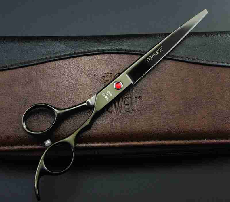 5 colors 7 inch professional hair scissors hair cutting scissors pet hair scissors purple/black/gold/blue/colorful