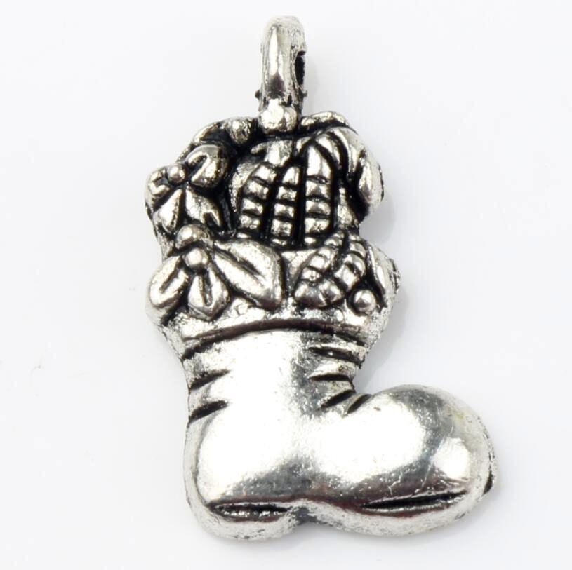 Silver Fat Christmas Stockings Full of Gift Charms 150pcs/lot Pendants Fashion Jewelry DIY Fit Bracelets Necklace Earrings L253
Silver Fat Christmas Stockings Full of Gift Charms 150pcs/lot Pendants Fashion Jewelry DIY Fit Bracelets Necklace Earrings L253