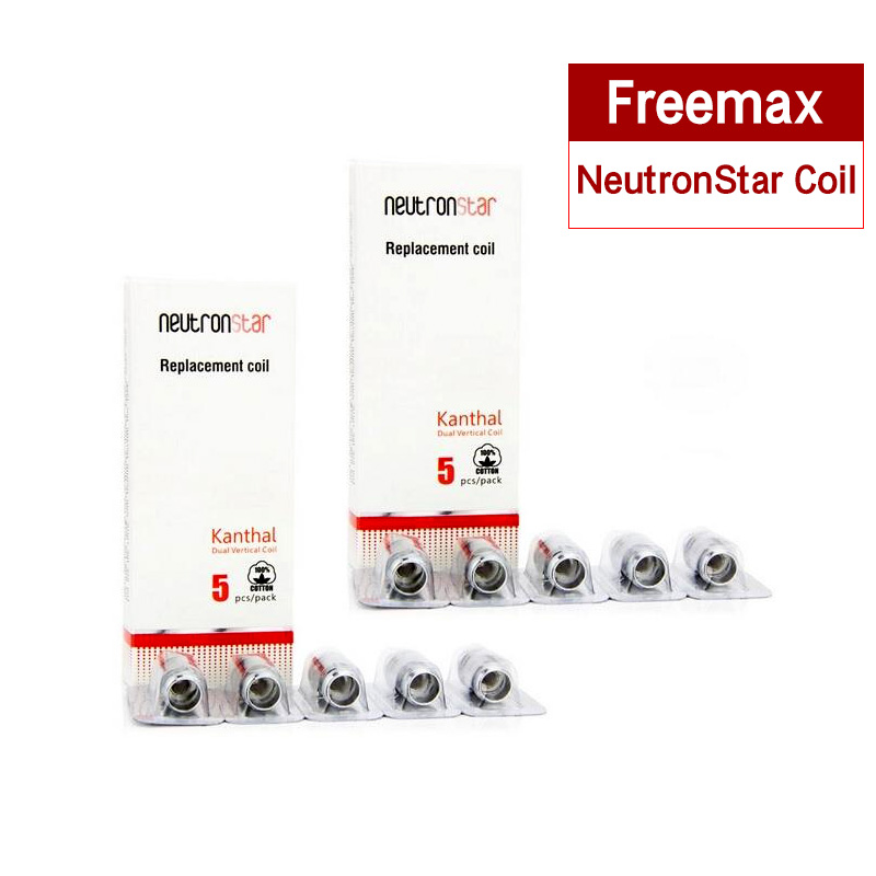 100%Original Freemax NeutronStar Tank Coil Replacement Dual Coils 0.25/0.5ohm For Sub Ohm Resin Atomizers
100%Original Freemax NeutronStar Tank Coil Replacement Dual Coils 0.25/0.5ohm For Sub Ohm Resin Atomizers