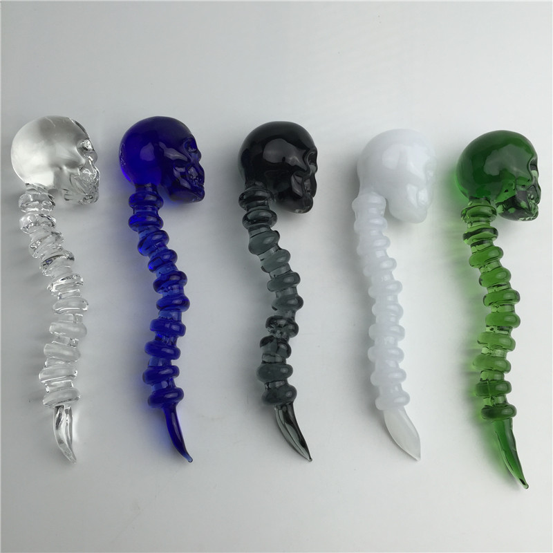 4.7 inch colorful glass carb cap dabber domeless nail water pipes with 50g clear blue black green white skull and crossbones style
4.7 inch colorful glass carb cap dabber domeless nail water pipes with 50g clear blue black green white skull and crossbones style