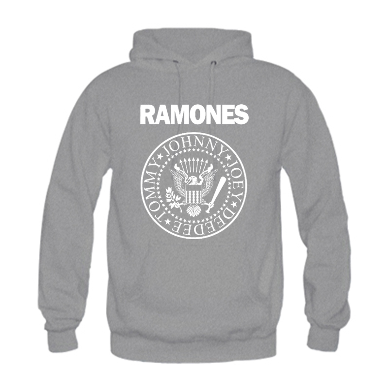 Wholesale-Men Cool Custom Design Ramones Popular Rock Hip Hop Print Casual Hoodies Sweatshirts Fashion Persionalized Special High Quality