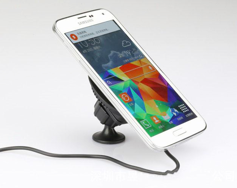 360 Degree Rotating Qi Wireless Car Charger Charging Magnetic Mobile Phone Stand Holder for iPhone X 8 7 6s Plus Samsung S7 S8