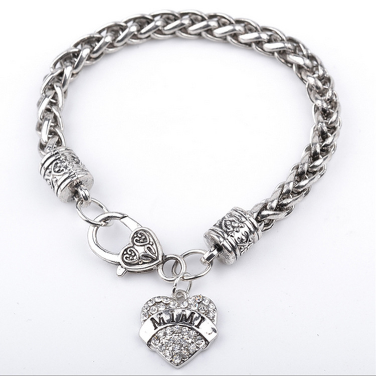 Women Charm Bracelets Stainless Steel Bangle Teacher Believe Faith Mimi Niece Best Friend Love Heart Crystal Bracelets Femme Jewelry
Women Charm Bracelets Stainless Steel Bangle Teacher Believe Faith Mimi Niece Best Friend Love Heart Crystal Bracelets Femme Jewelry