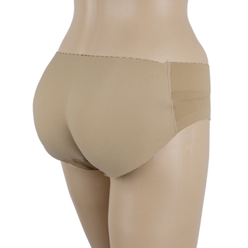 Wholesale-Sexy Women Seamless Padded Panties Smooth Surface Bottom Panties Buttocks Push Up Lingerie Underwear Bum Butt Lift Briefs